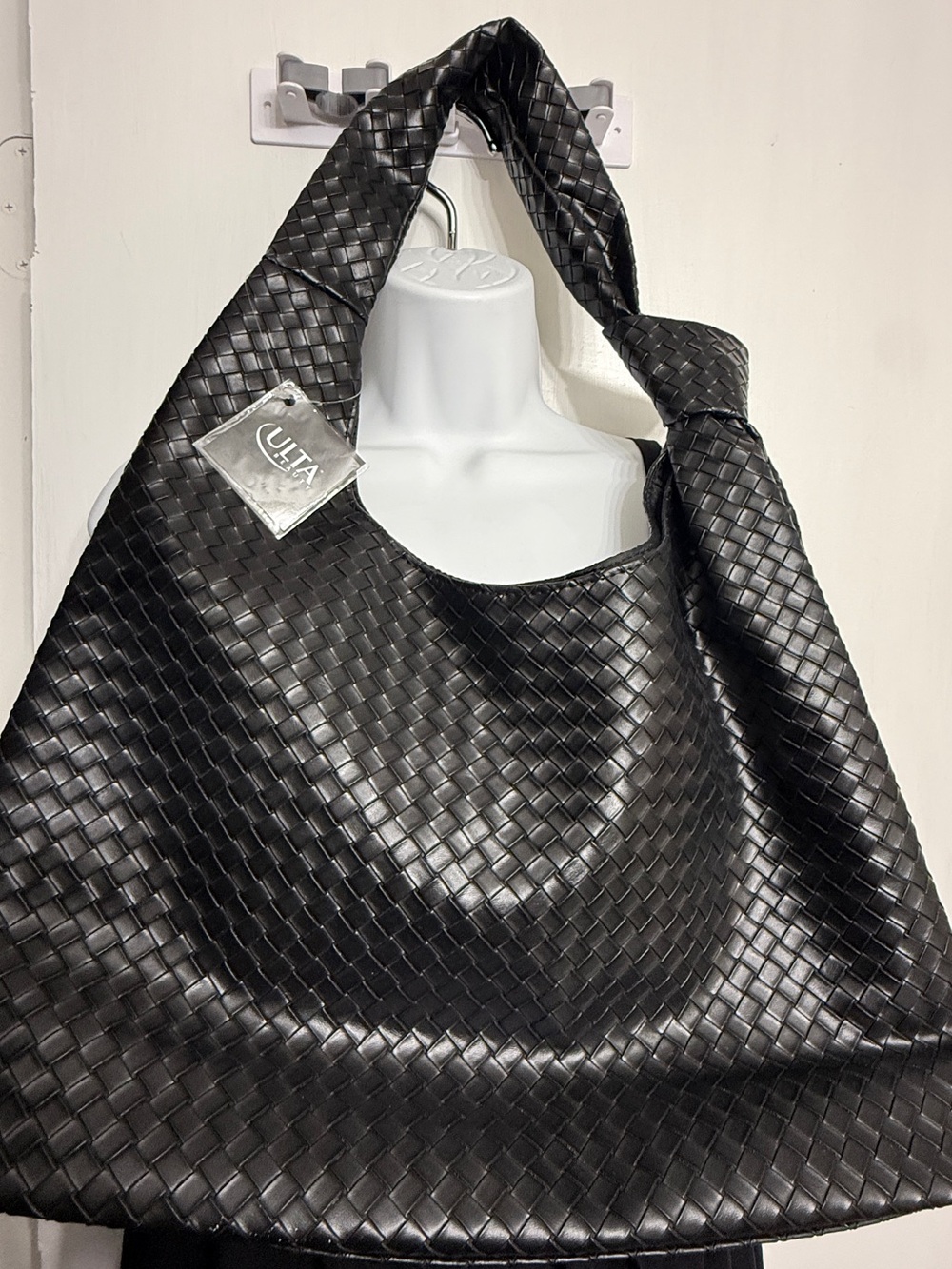 Ulta beauty woven knot handle hobo shoulder bag